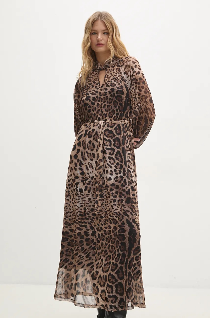 Answear Lab rochie culoarea bej