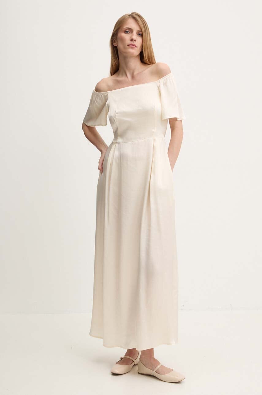 Answear Lab rochie culoarea bej
