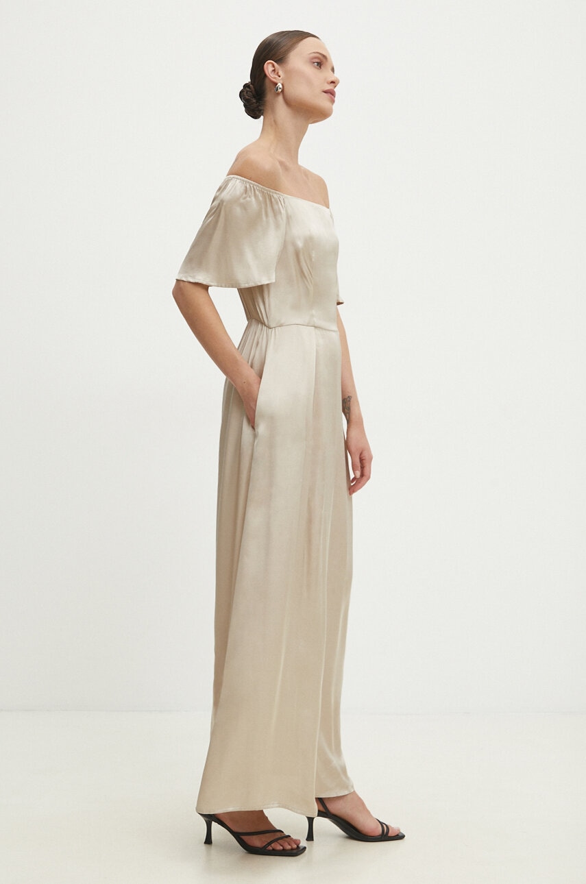 Answear Lab rochie culoarea bej