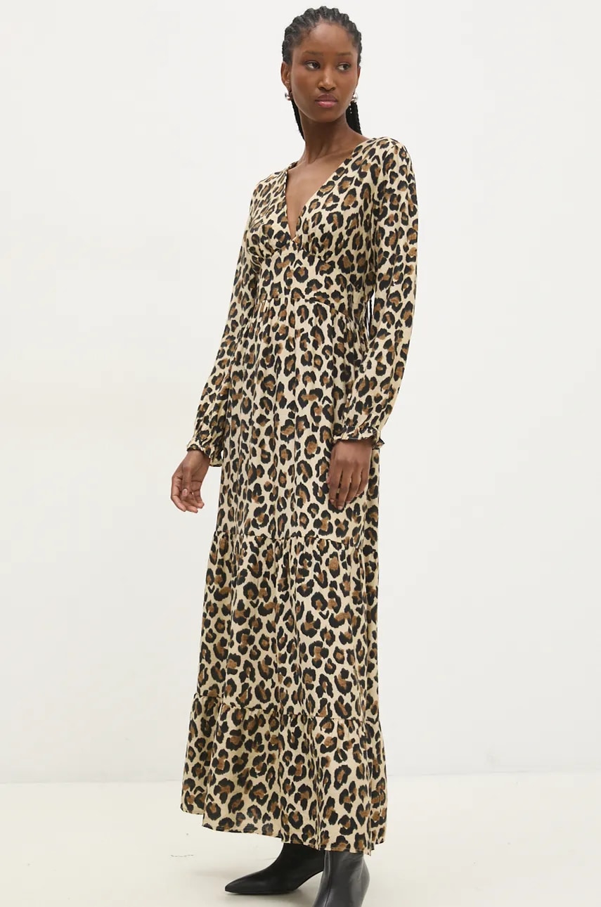 Answear Lab rochie culoarea bej
