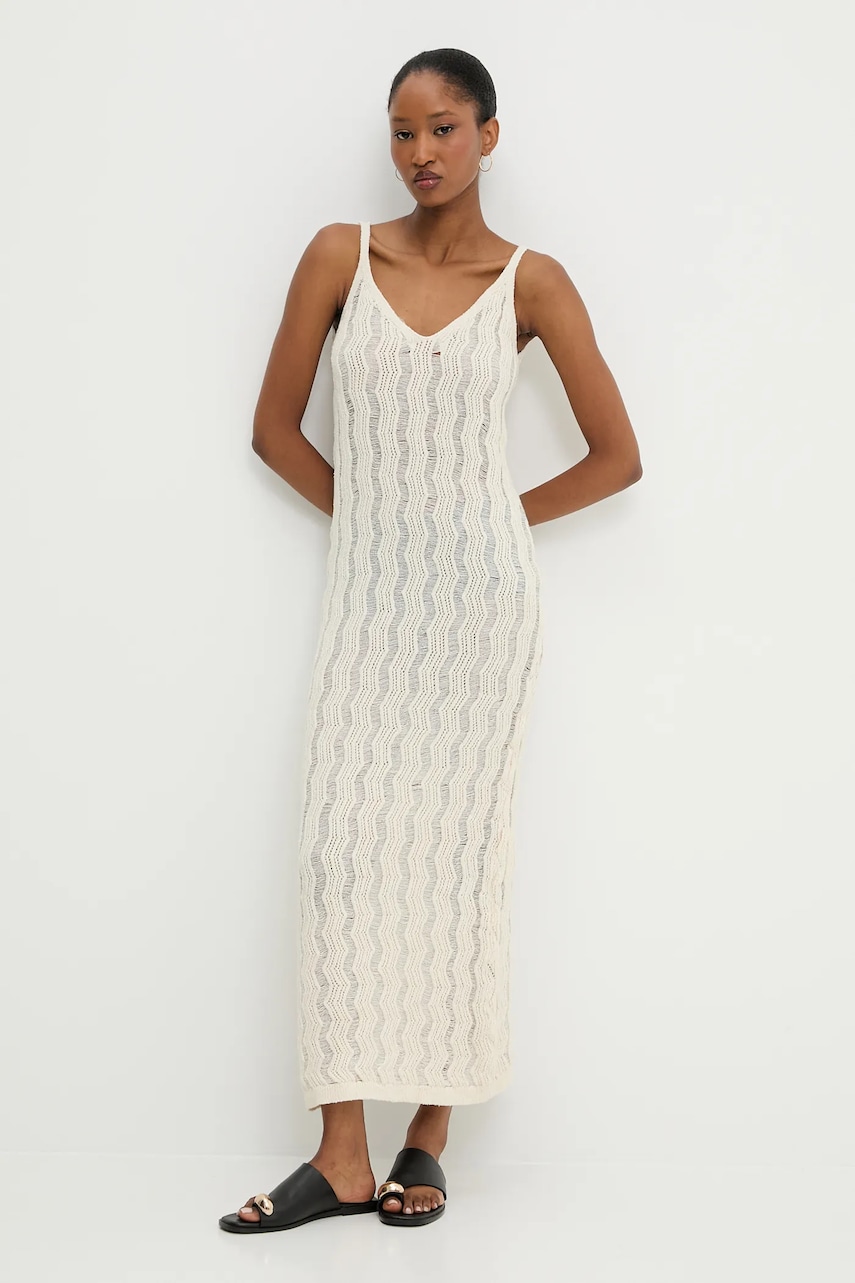 Answear Lab rochie culoarea bej