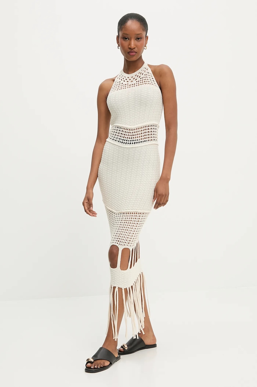 Answear Lab rochie culoarea bej