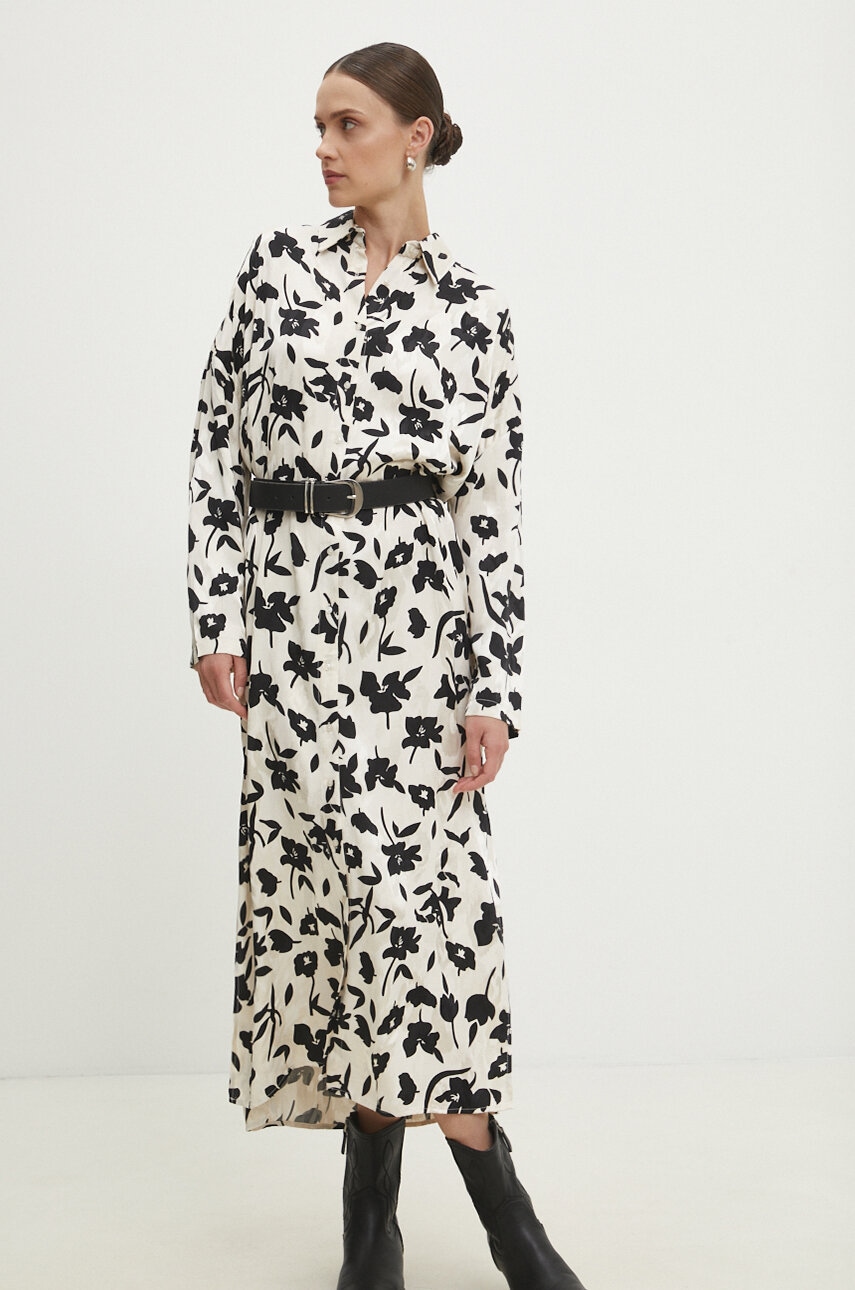 Answear Lab rochie culoarea bej