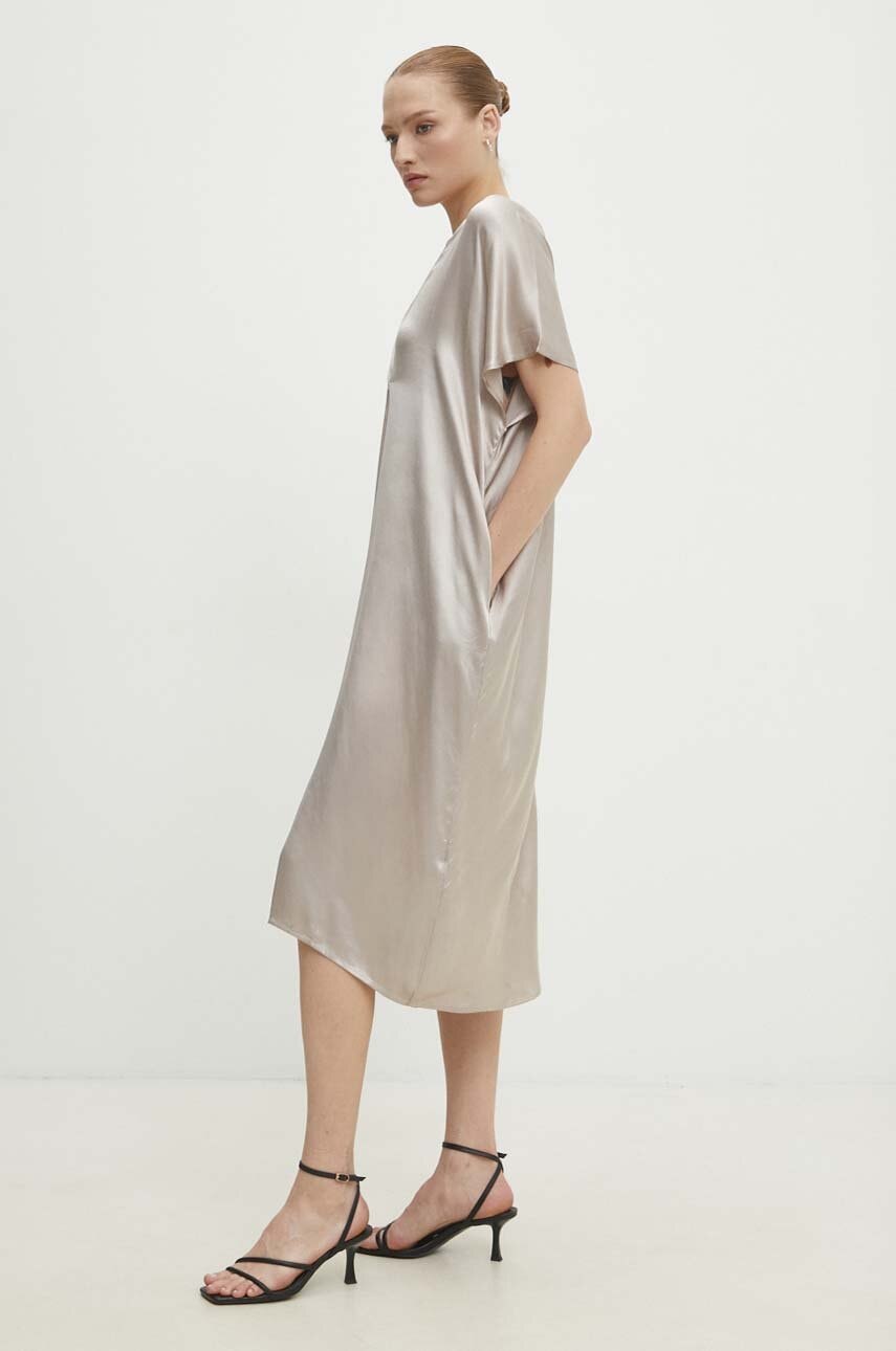 Answear Lab rochie culoarea bej