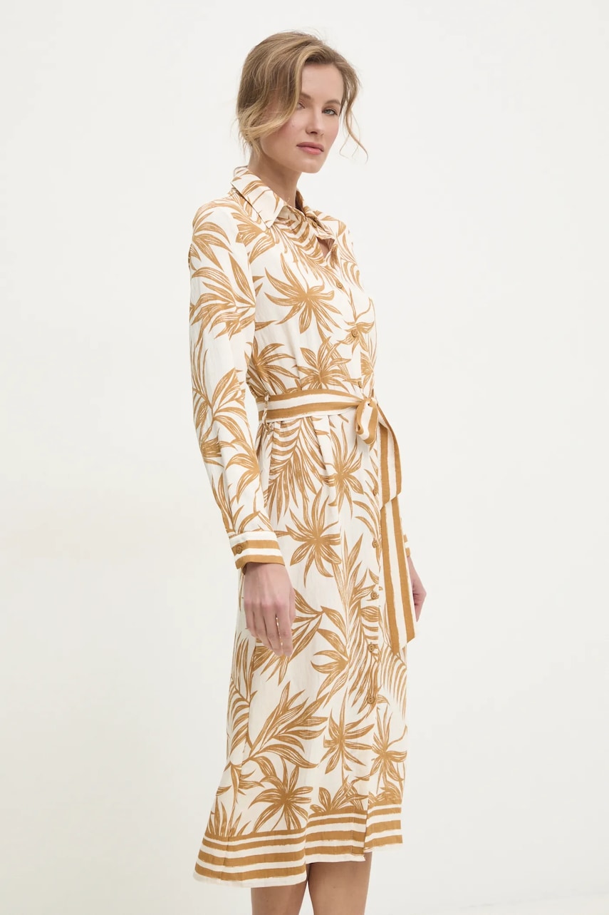 Answear Lab rochie culoarea bej