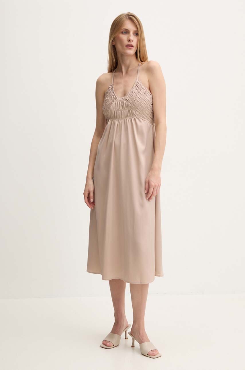 Answear Lab rochie culoarea bej