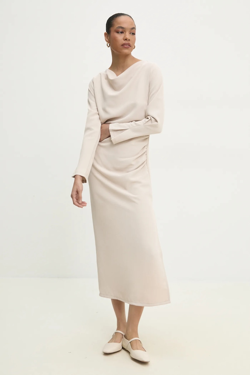 Answear Lab rochie culoarea bej