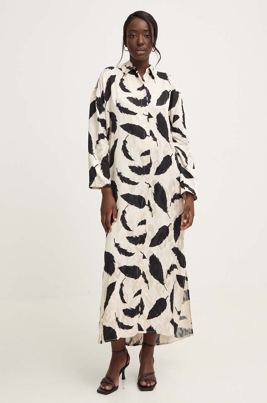 Answear Lab rochie culoarea bej