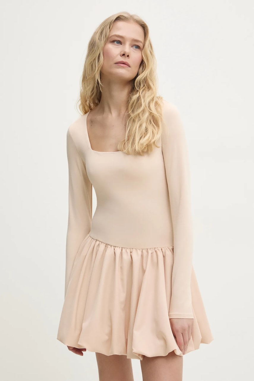 Answear Lab rochie culoarea bej