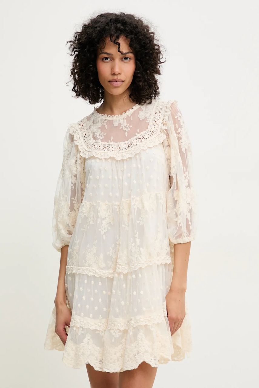 Answear Lab rochie culoarea bej