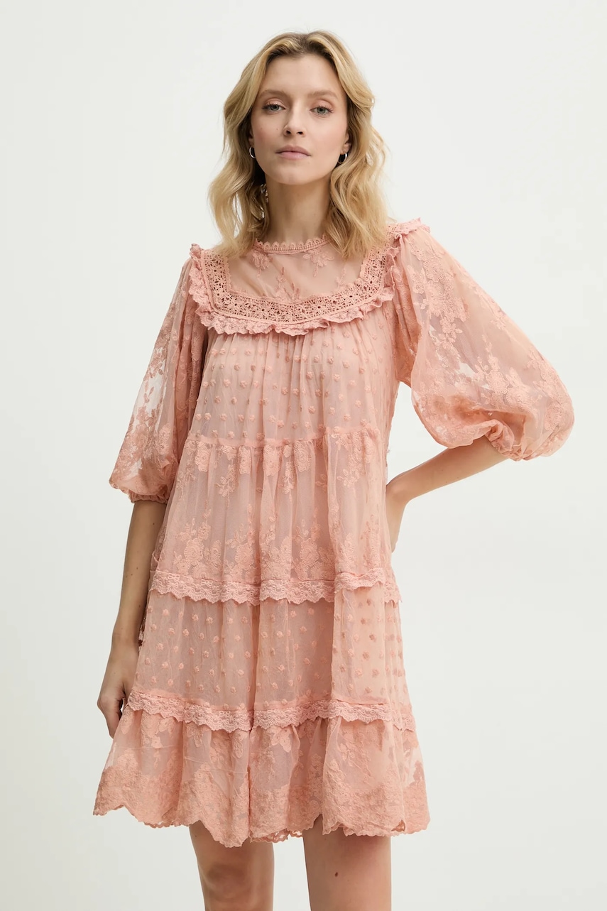 Answear Lab rochie culoarea bej