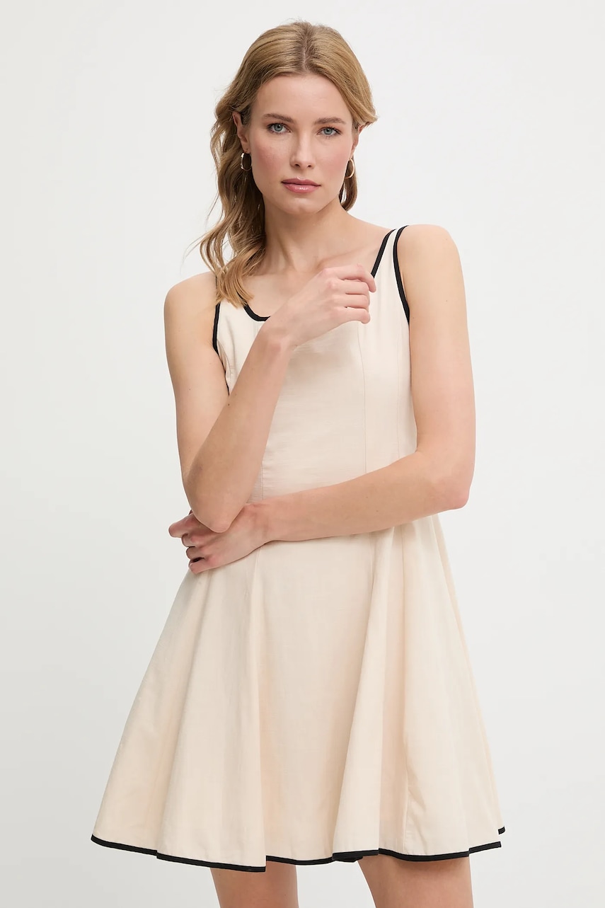 Answear Lab rochie culoarea bej