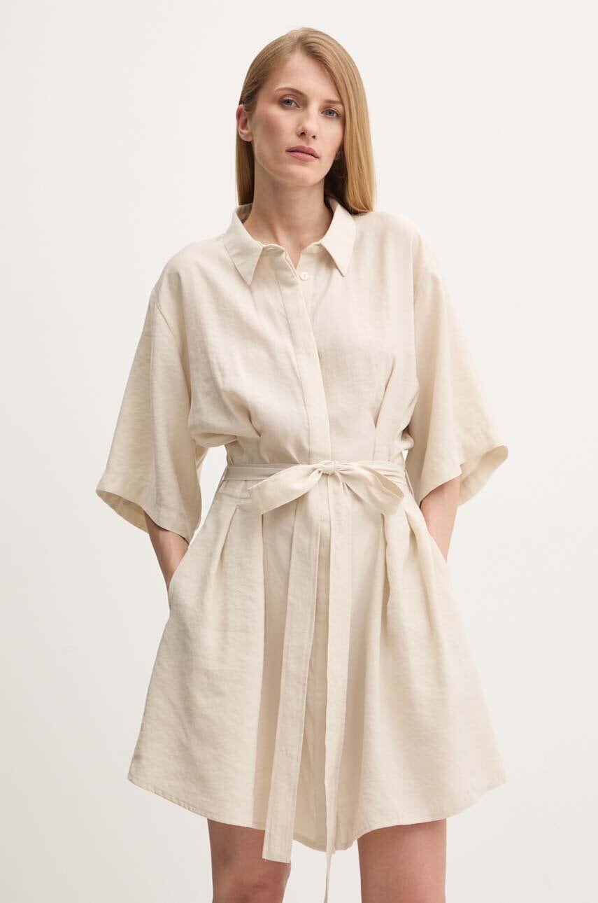 Answear Lab rochie culoarea bej