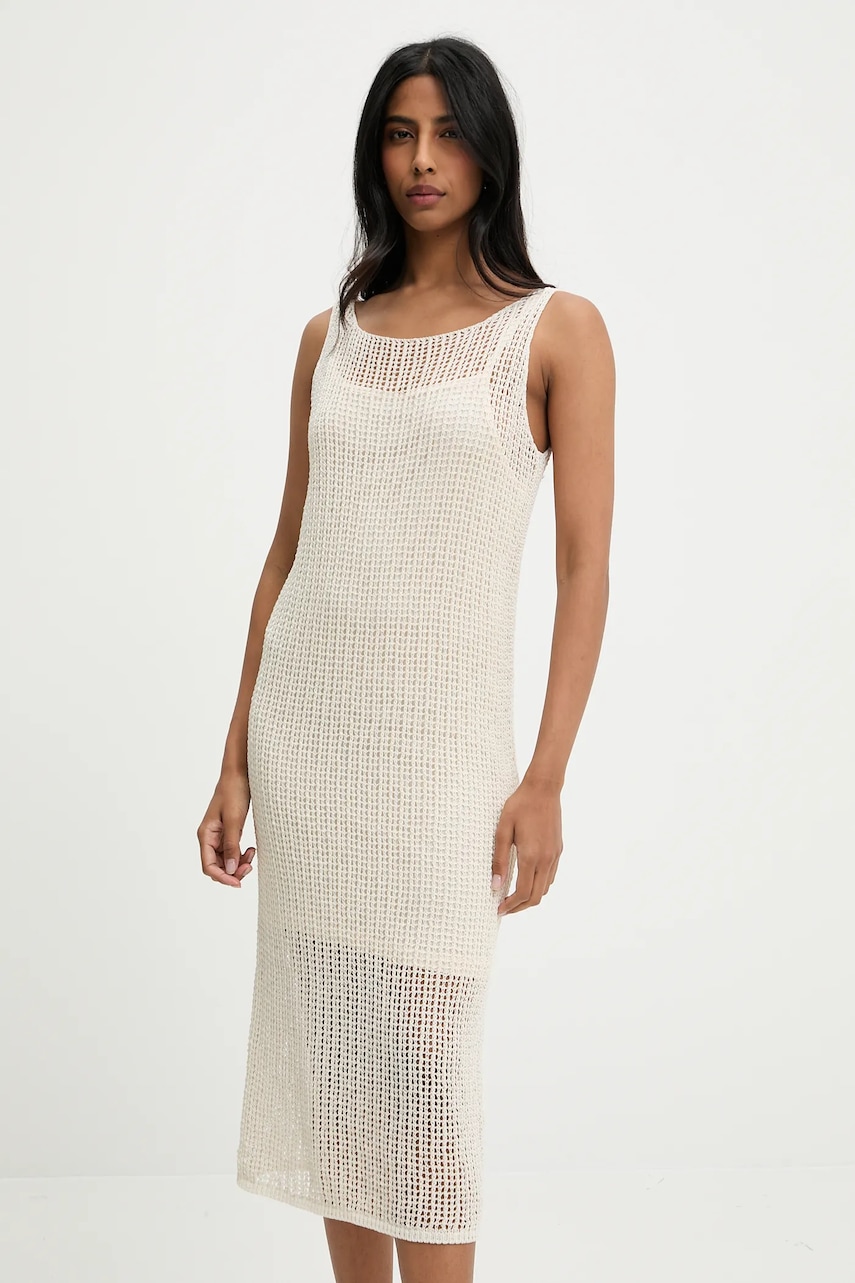 Answear Lab rochie culoarea bej