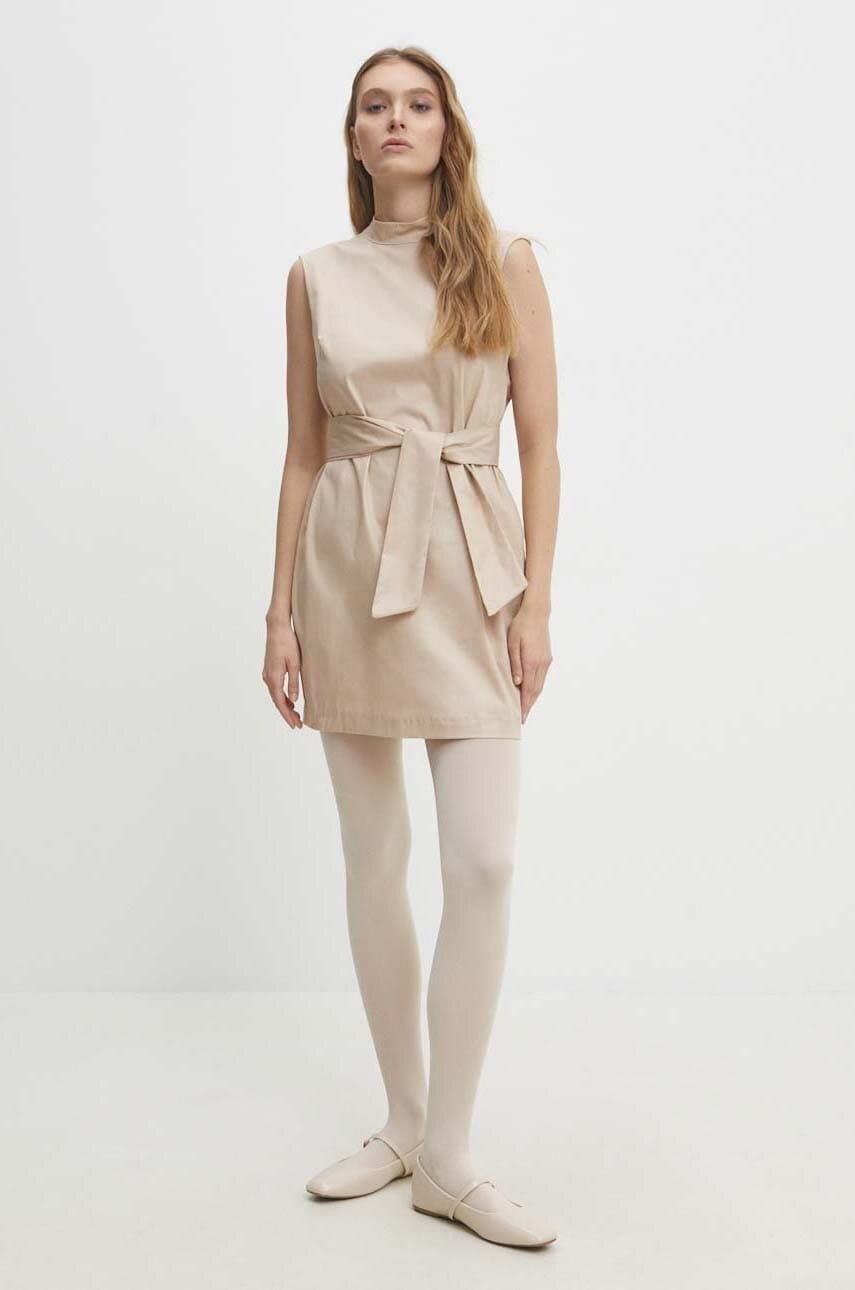 Answear Lab rochie culoarea bej