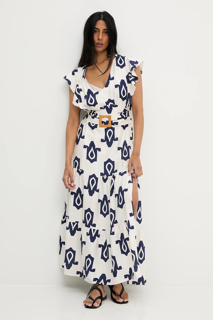 Answear Lab rochie culoarea bleumarin