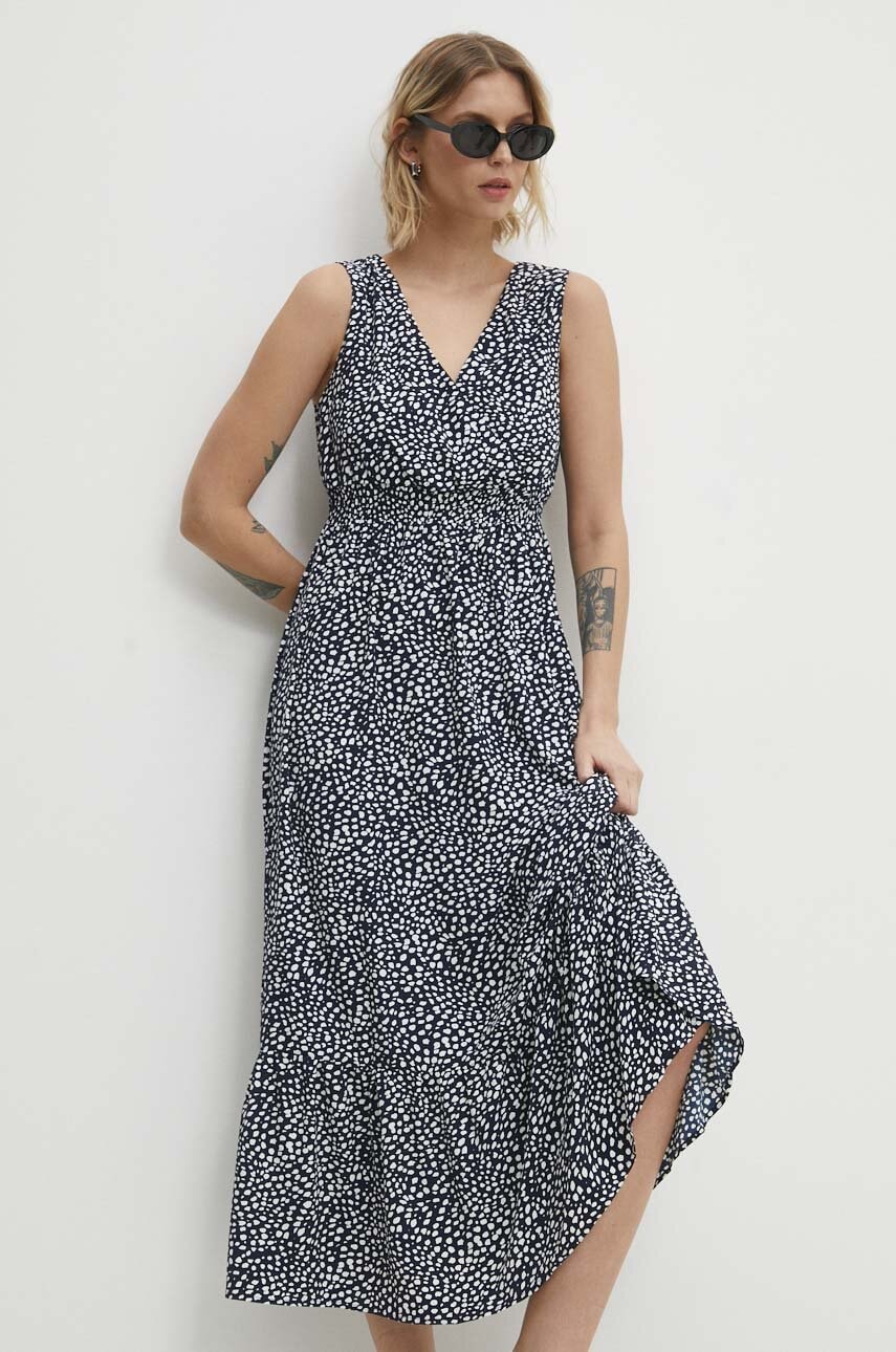 Answear Lab rochie culoarea bleumarin