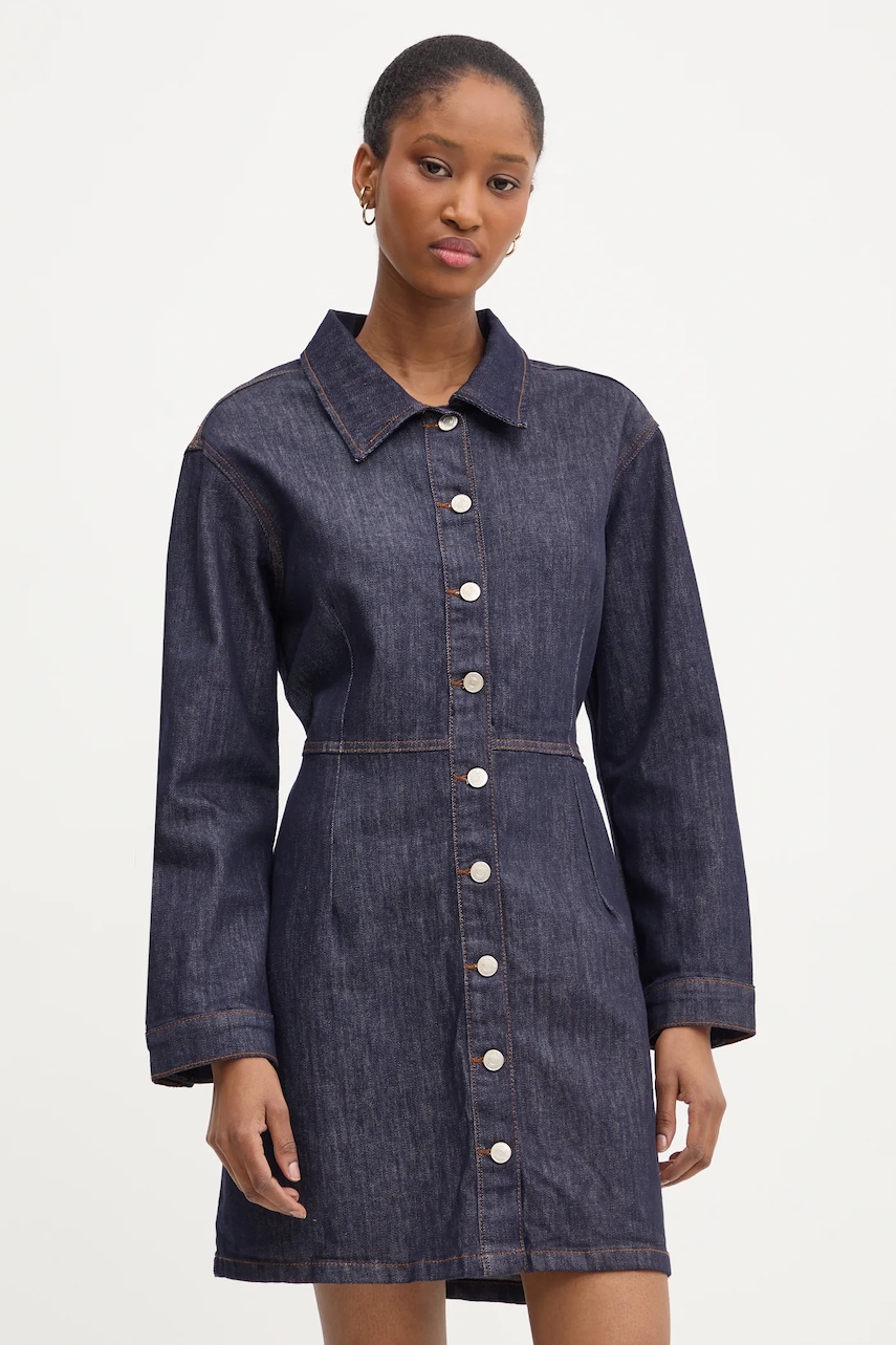 Answear Lab rochie culoarea bleumarin
