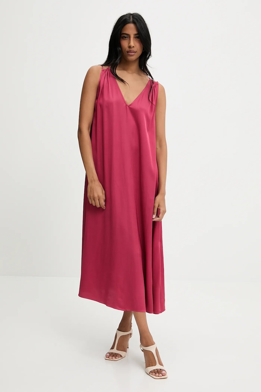 Answear Lab rochie culoarea bordo