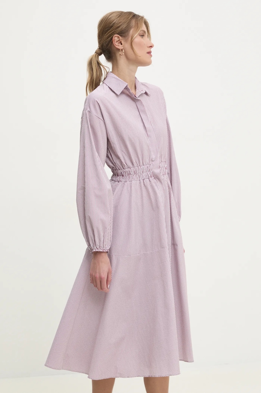 Answear Lab rochie culoarea bordo
