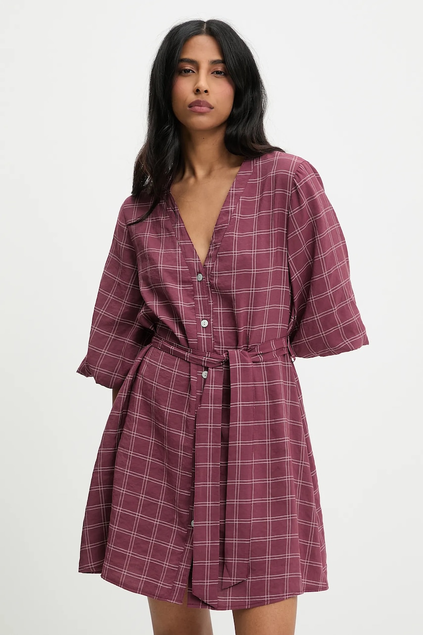 Answear Lab rochie culoarea bordo