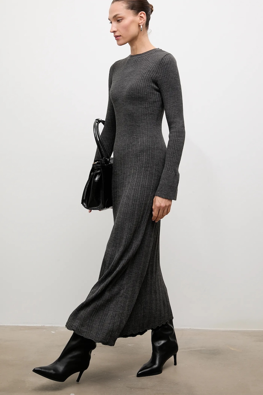 Answear Lab rochie culoarea gri