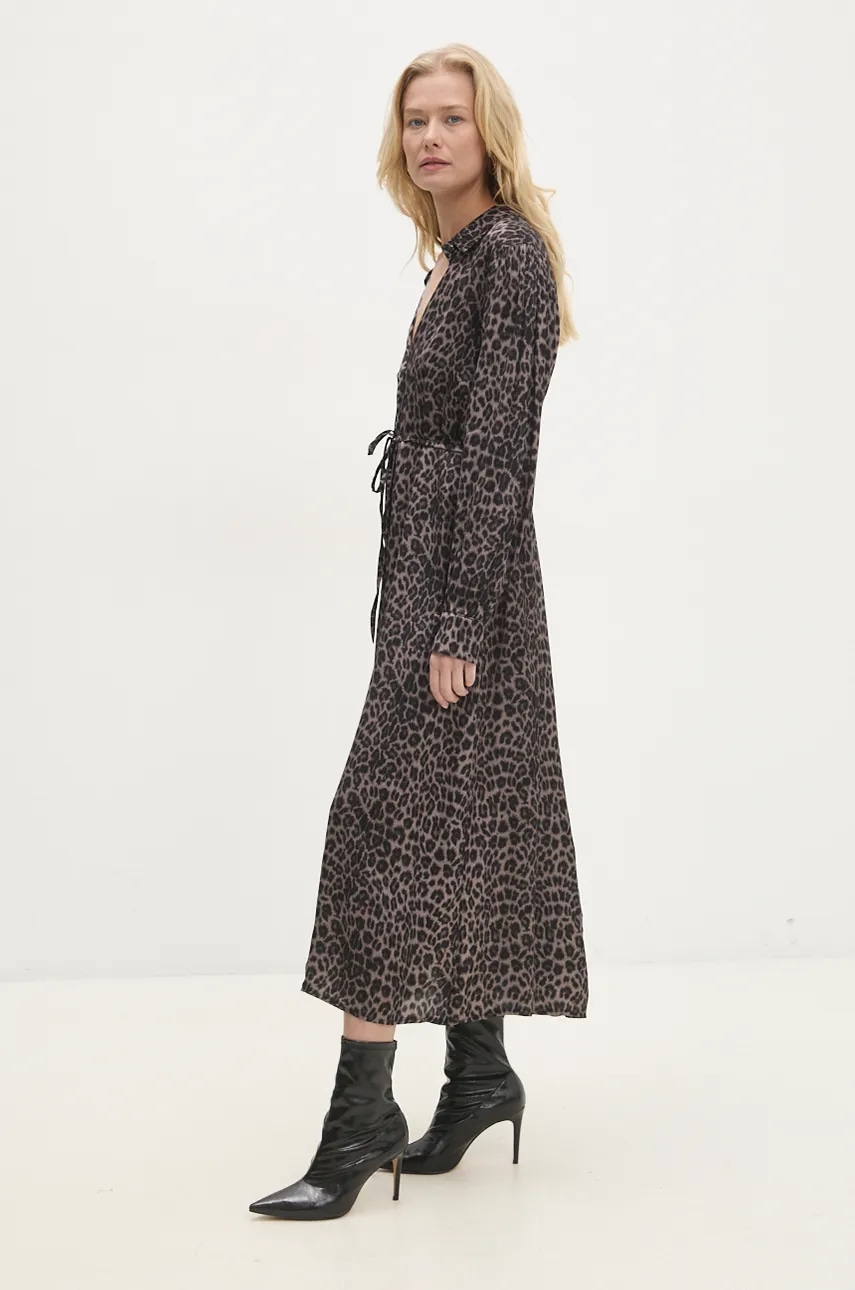Answear Lab rochie culoarea gri