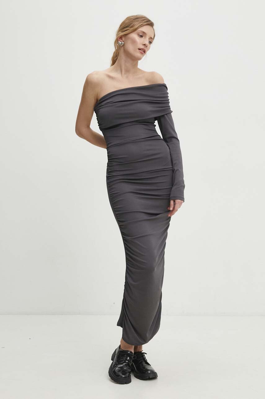 Answear Lab rochie culoarea gri