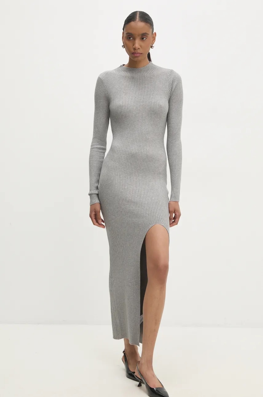 Answear Lab rochie culoarea gri