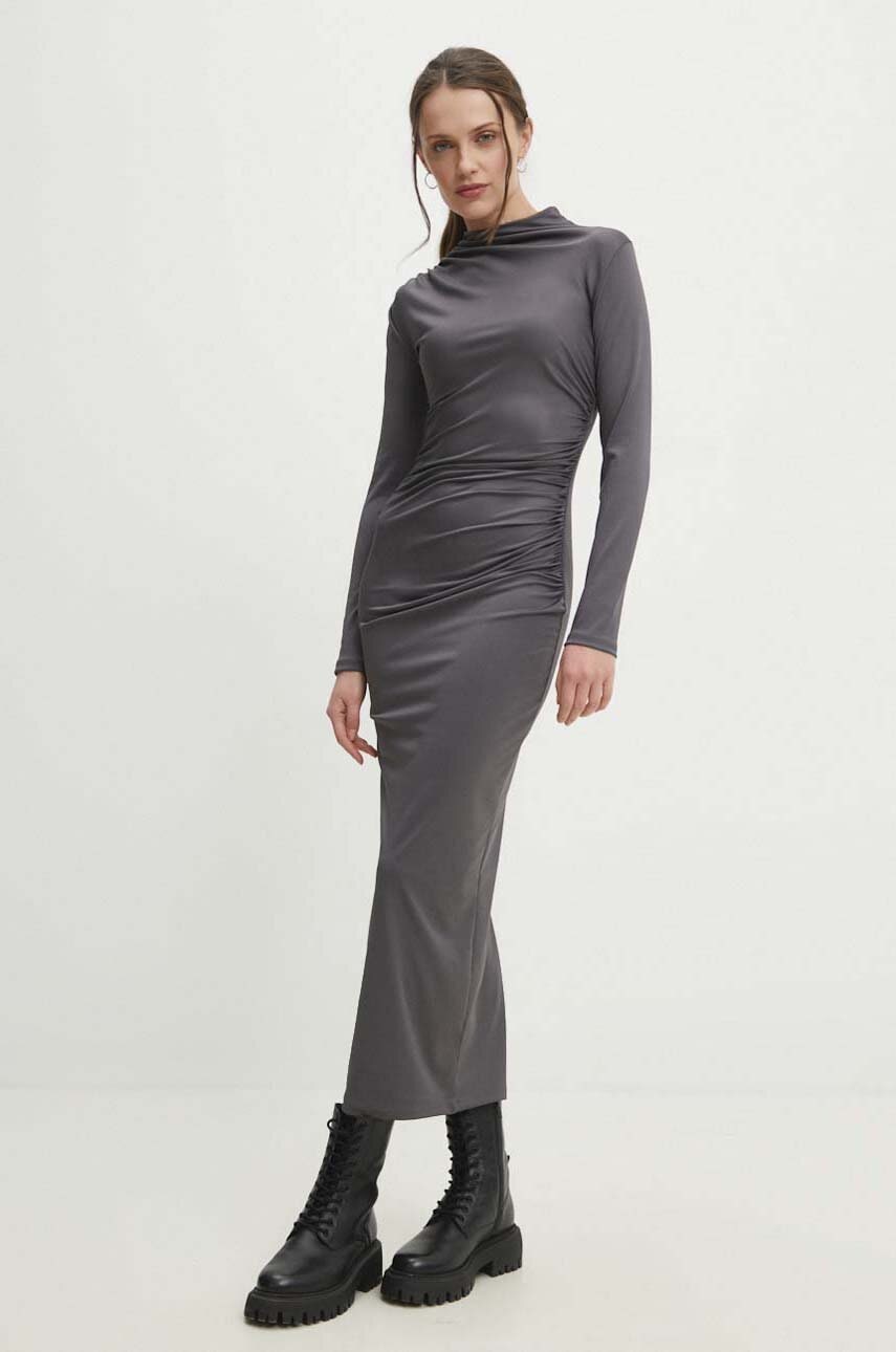 Answear Lab rochie culoarea gri
