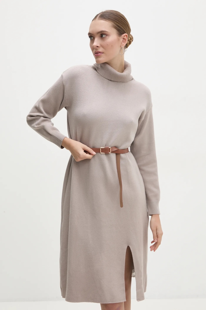 Answear Lab rochie culoarea gri