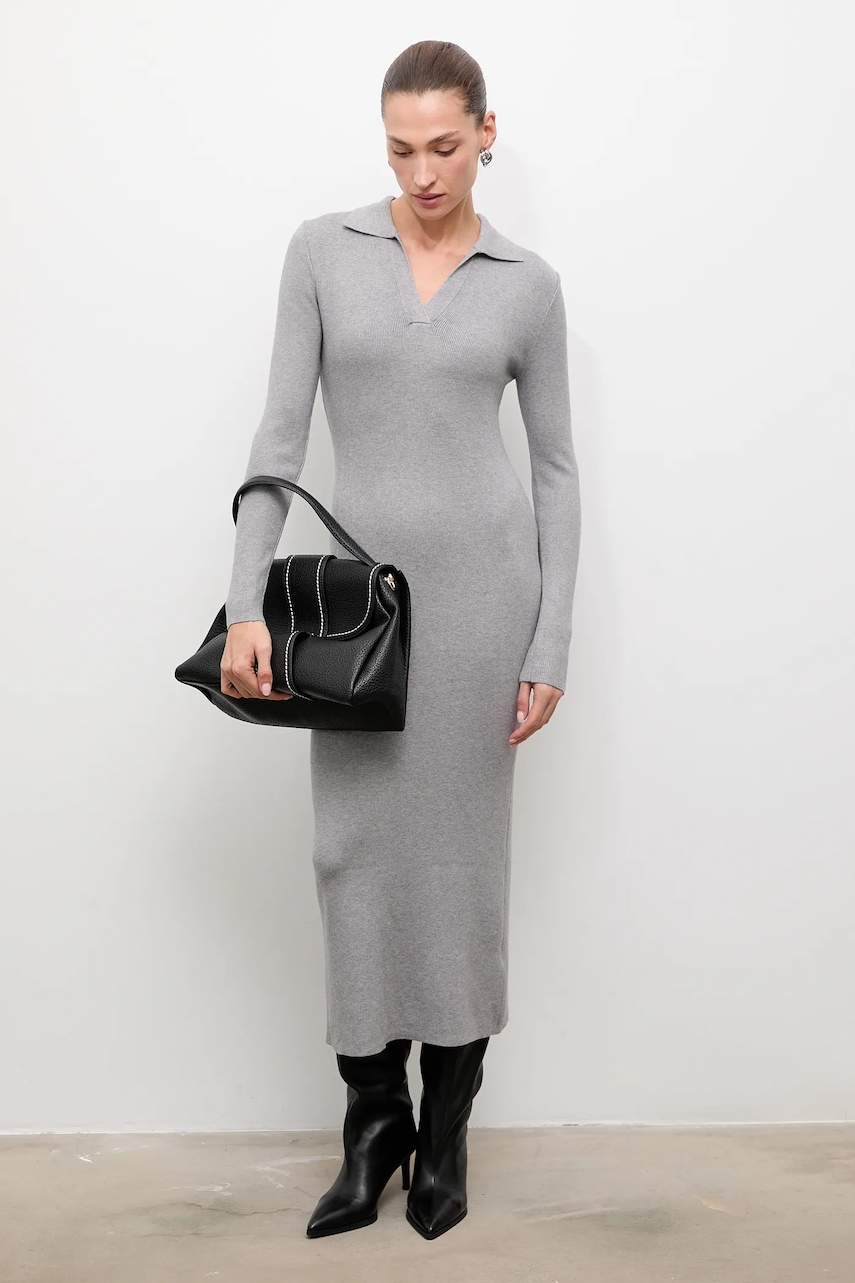Answear Lab rochie culoarea gri