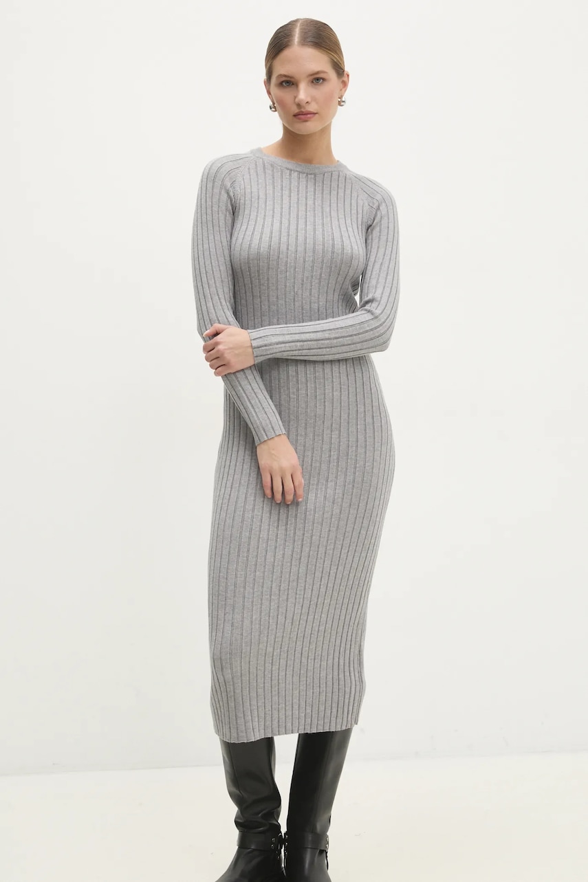 Answear Lab rochie culoarea gri