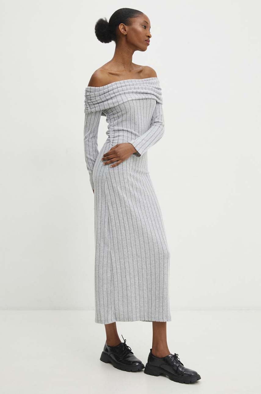 Answear Lab rochie culoarea gri