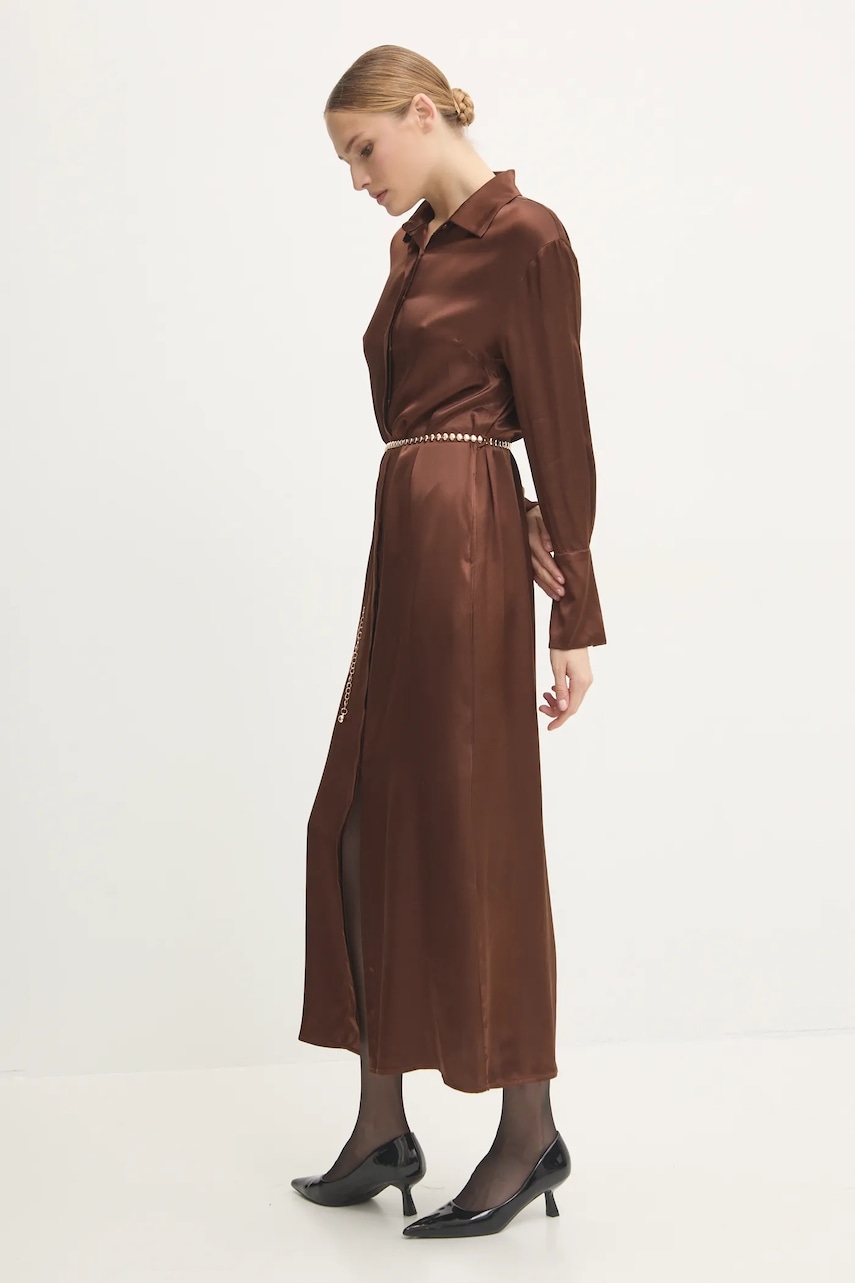 Answear Lab rochie culoarea maro