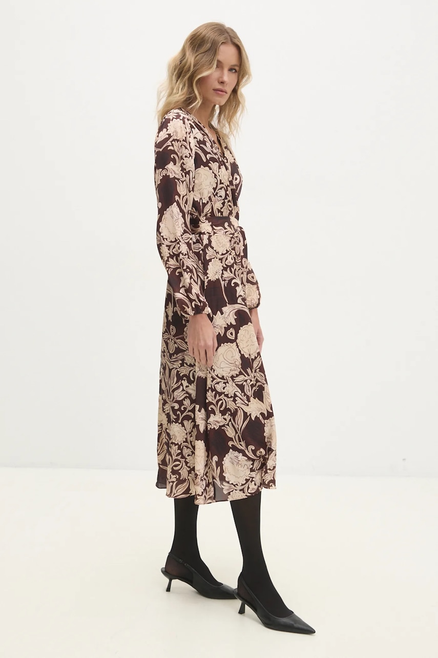 Answear Lab rochie culoarea maro