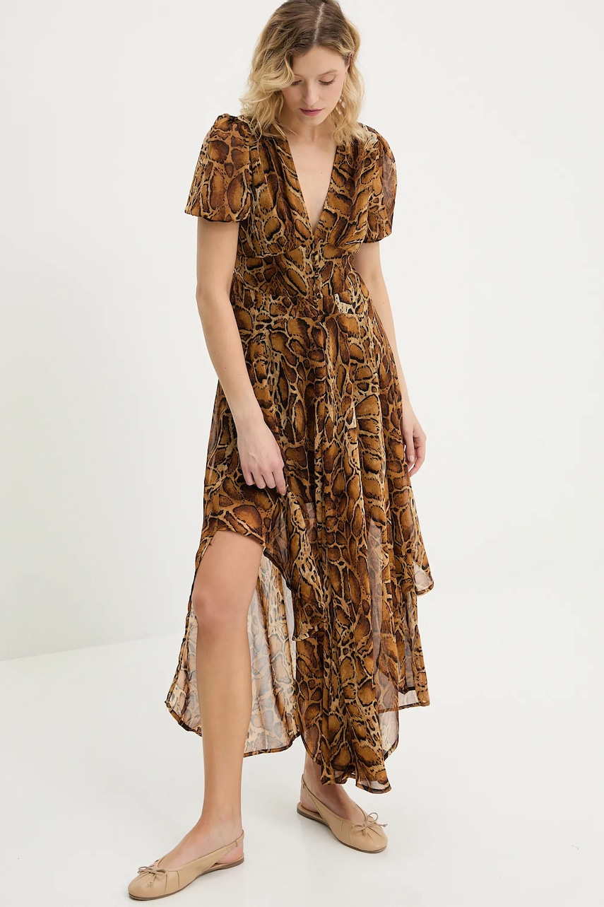 Answear Lab rochie culoarea maro