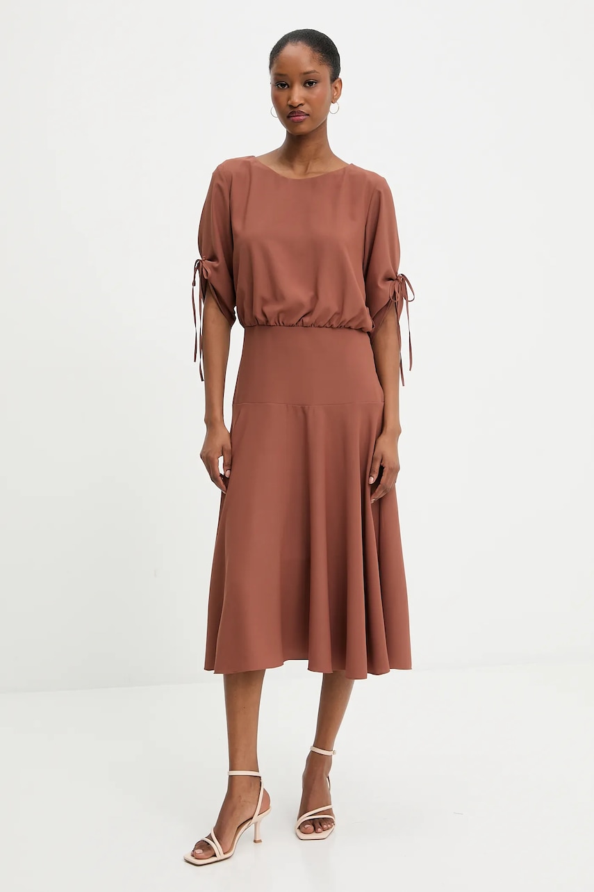 Answear Lab rochie culoarea maro