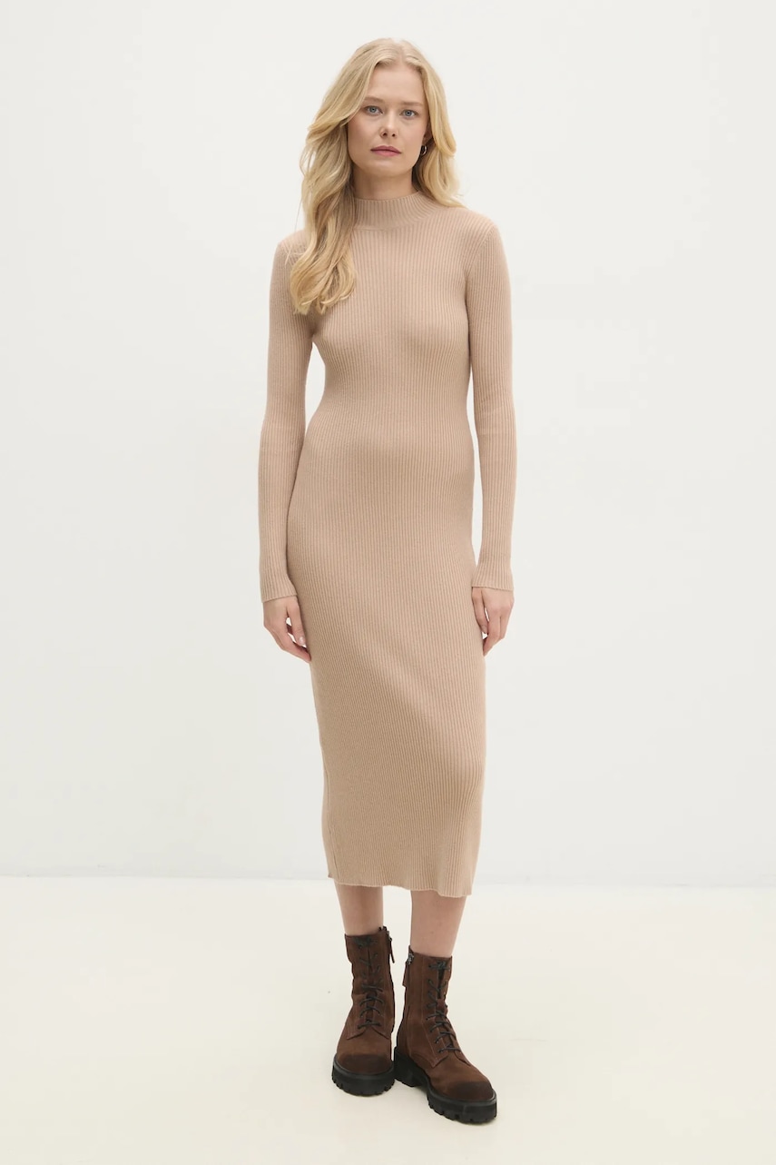 Answear Lab rochie culoarea maro