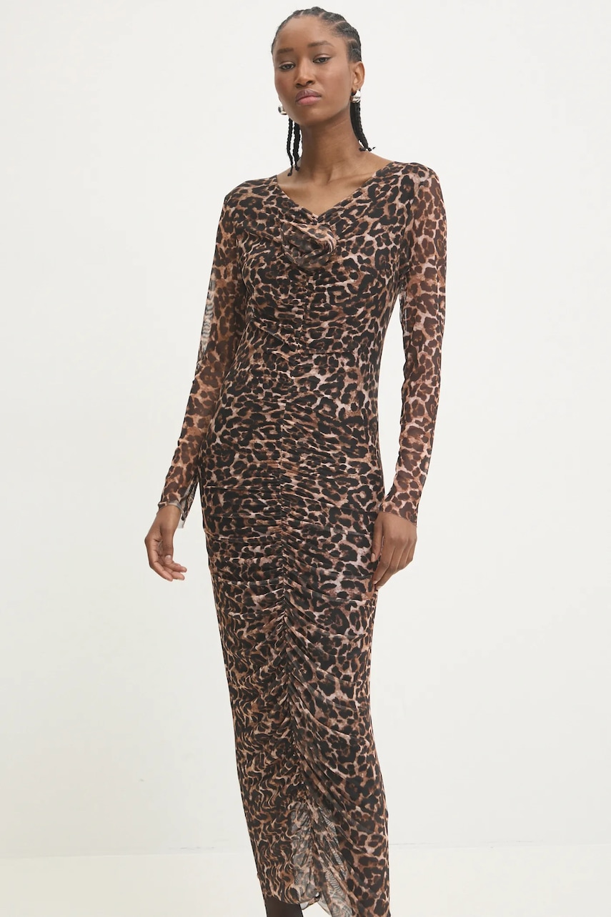 Answear Lab rochie culoarea maro