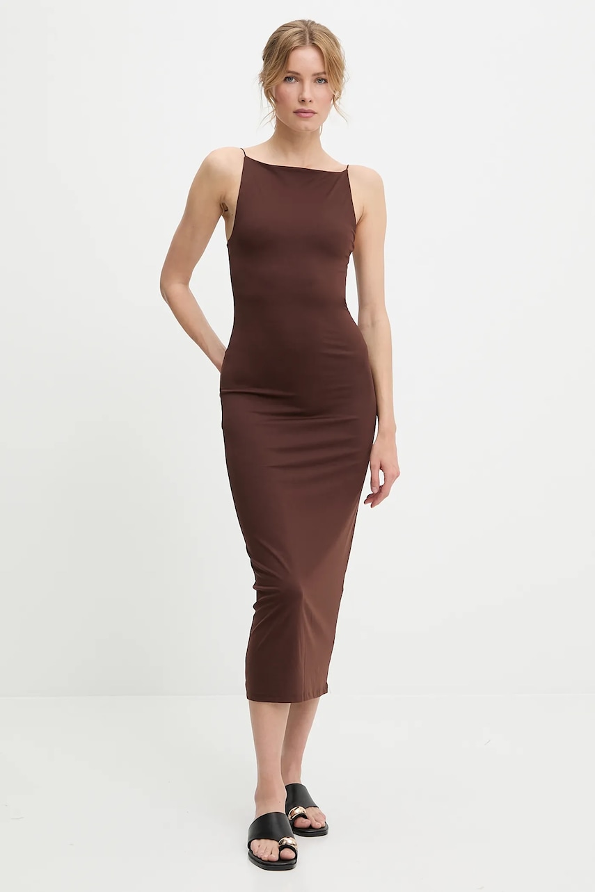 Answear Lab rochie culoarea maro