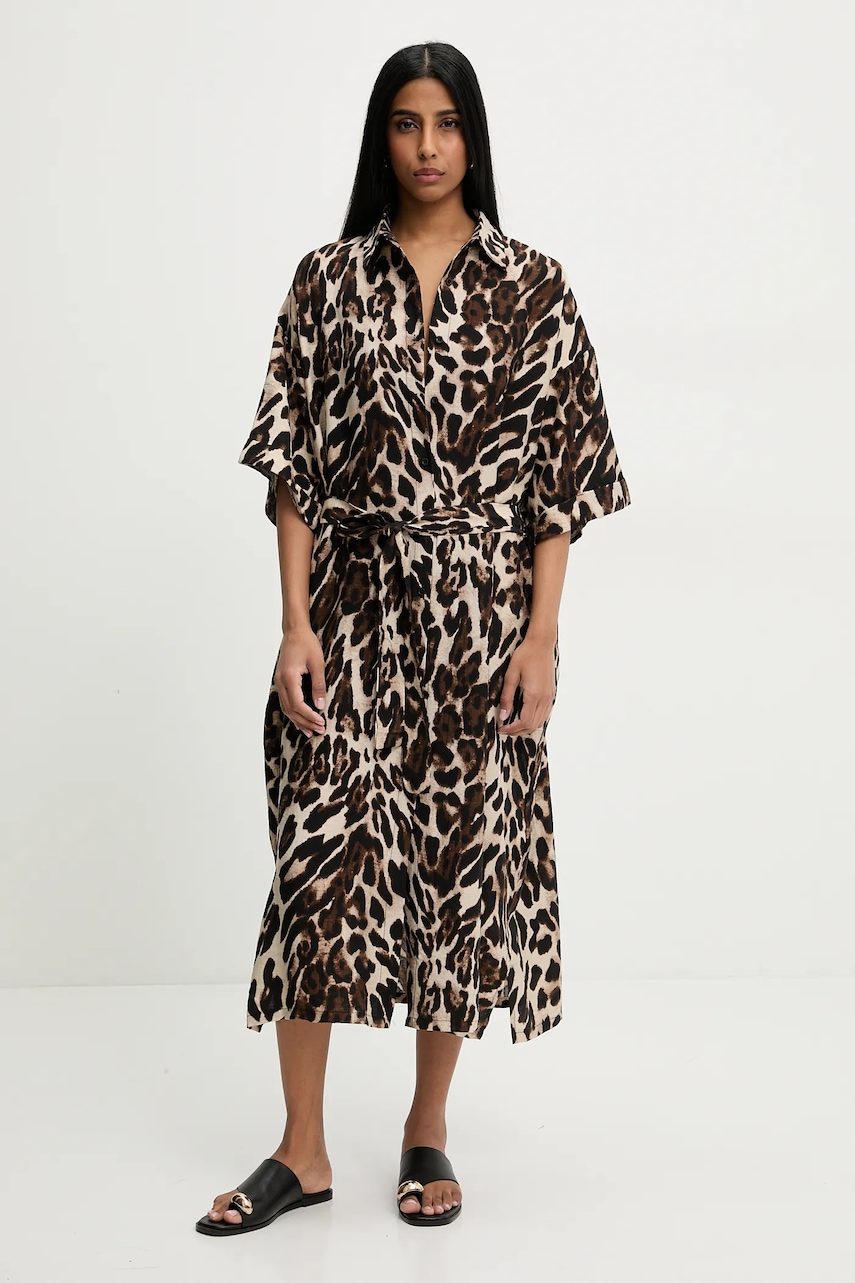 Answear Lab rochie culoarea maro