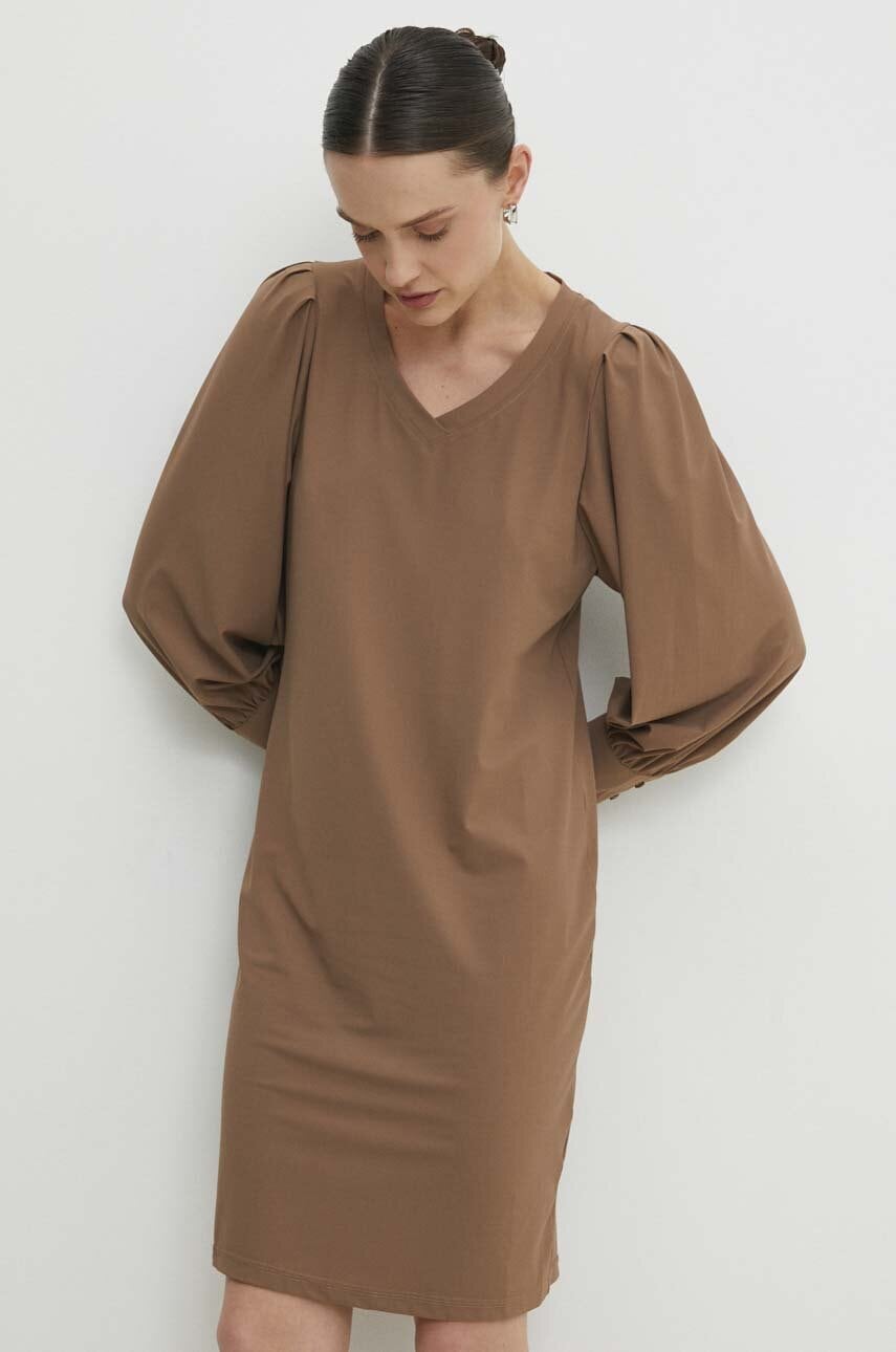 Answear Lab rochie culoarea maro