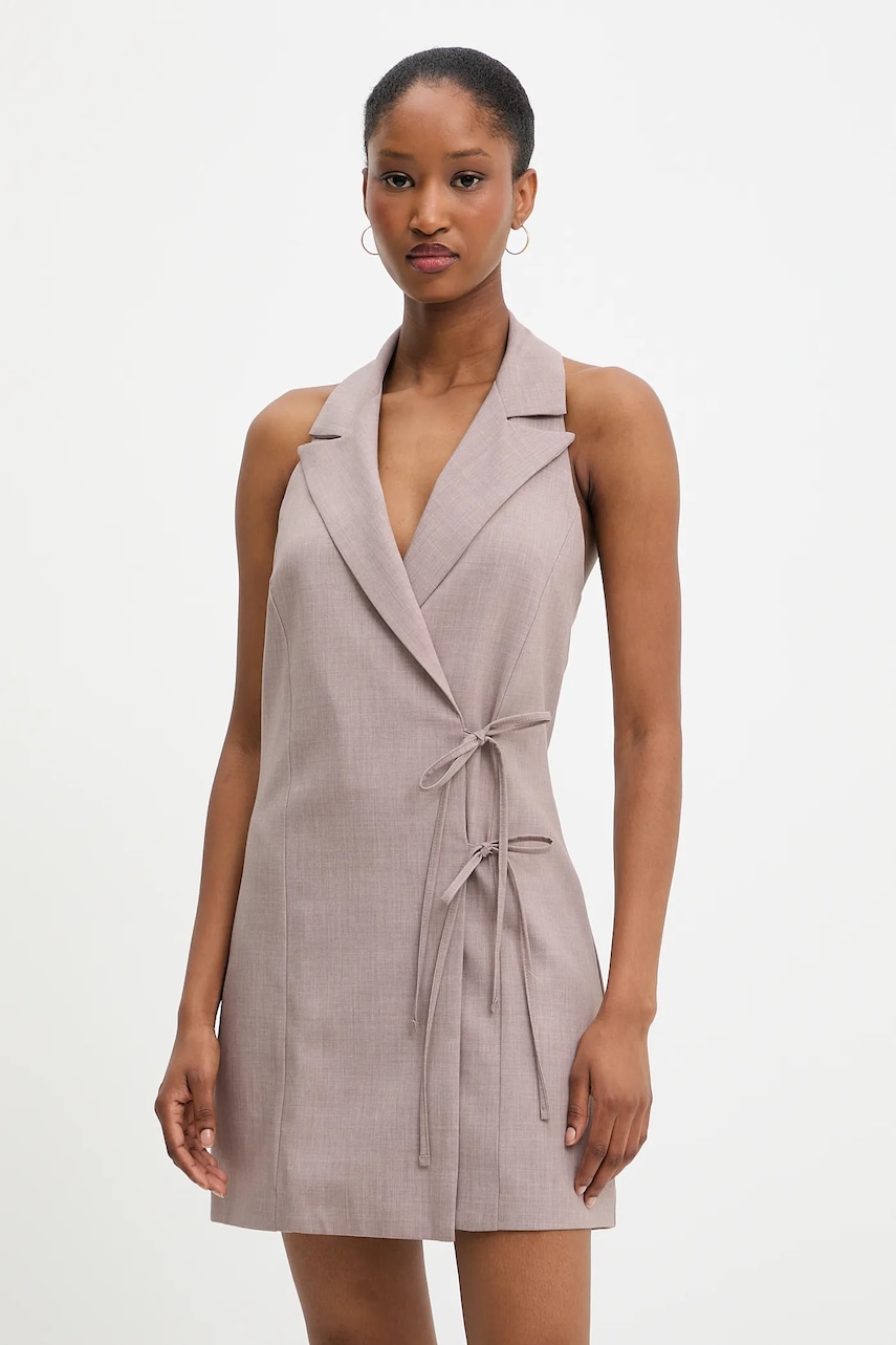 Answear Lab rochie culoarea maro