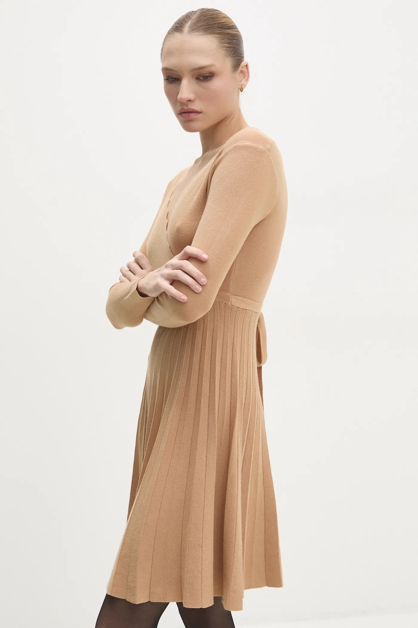 Answear Lab rochie culoarea maro
