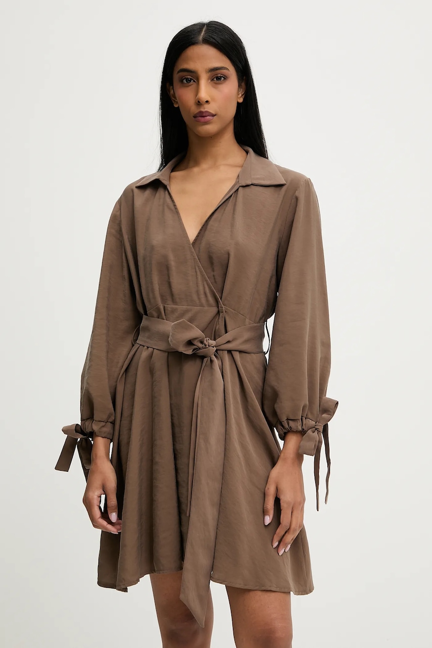 Answear Lab rochie culoarea maro