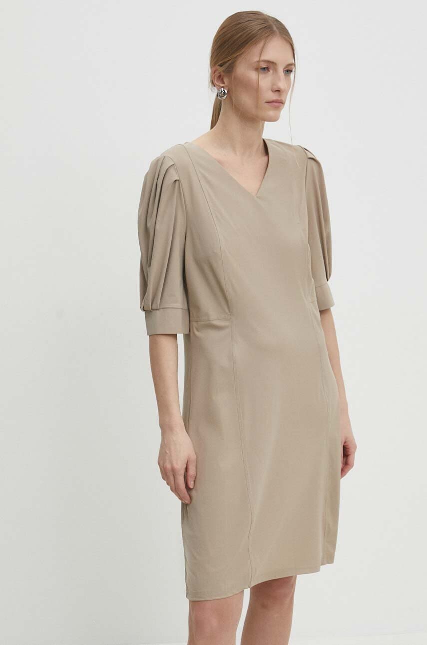 Answear Lab rochie culoarea maro