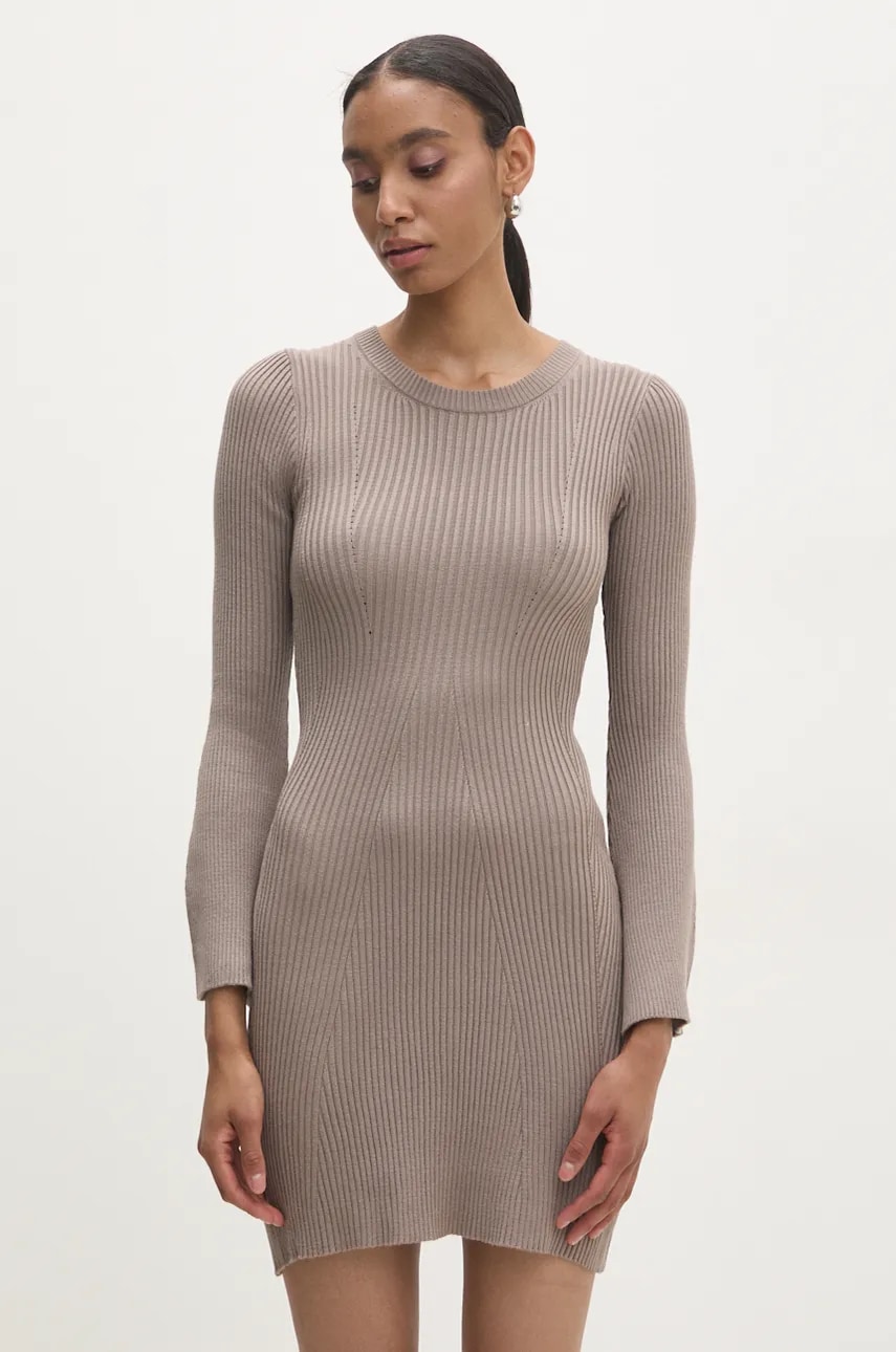 Answear Lab rochie culoarea maro