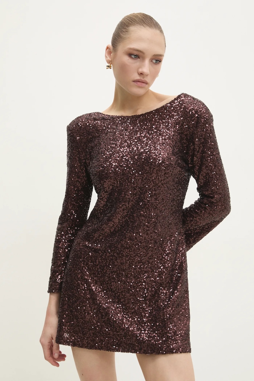 Answear Lab rochie culoarea maro