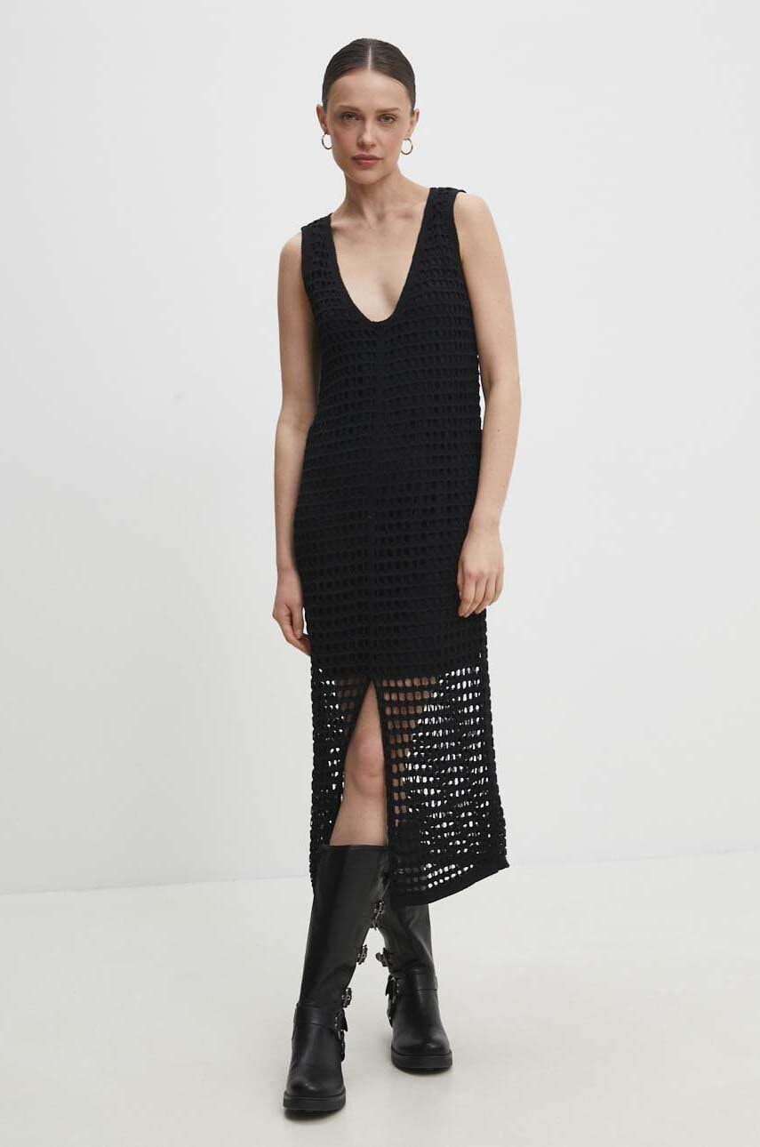 Answear Lab rochie culoarea negru